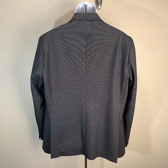 7 Diamonds Men's gray on gray Blazer sports suit coat Jacket XL 46R EUC - Picture 3 of 6